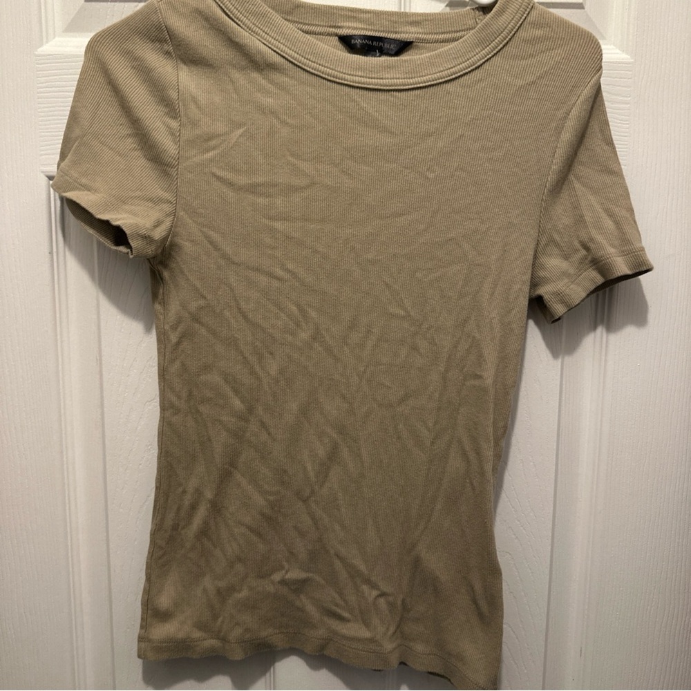 Classic Tan Women's Top banana republic